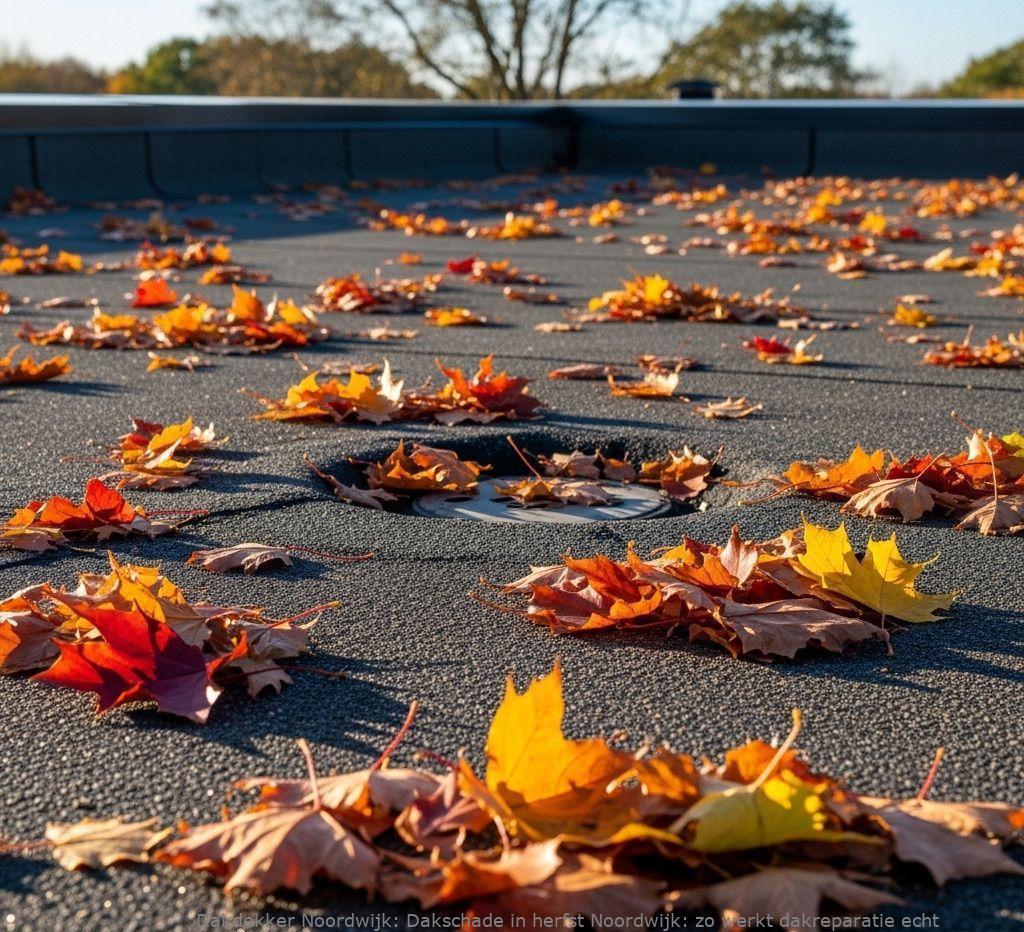 Dakschade In Herfst Noordwijk